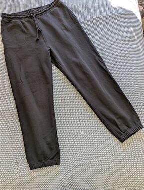 J.Crew Black Jogger Sweatpants Sz L